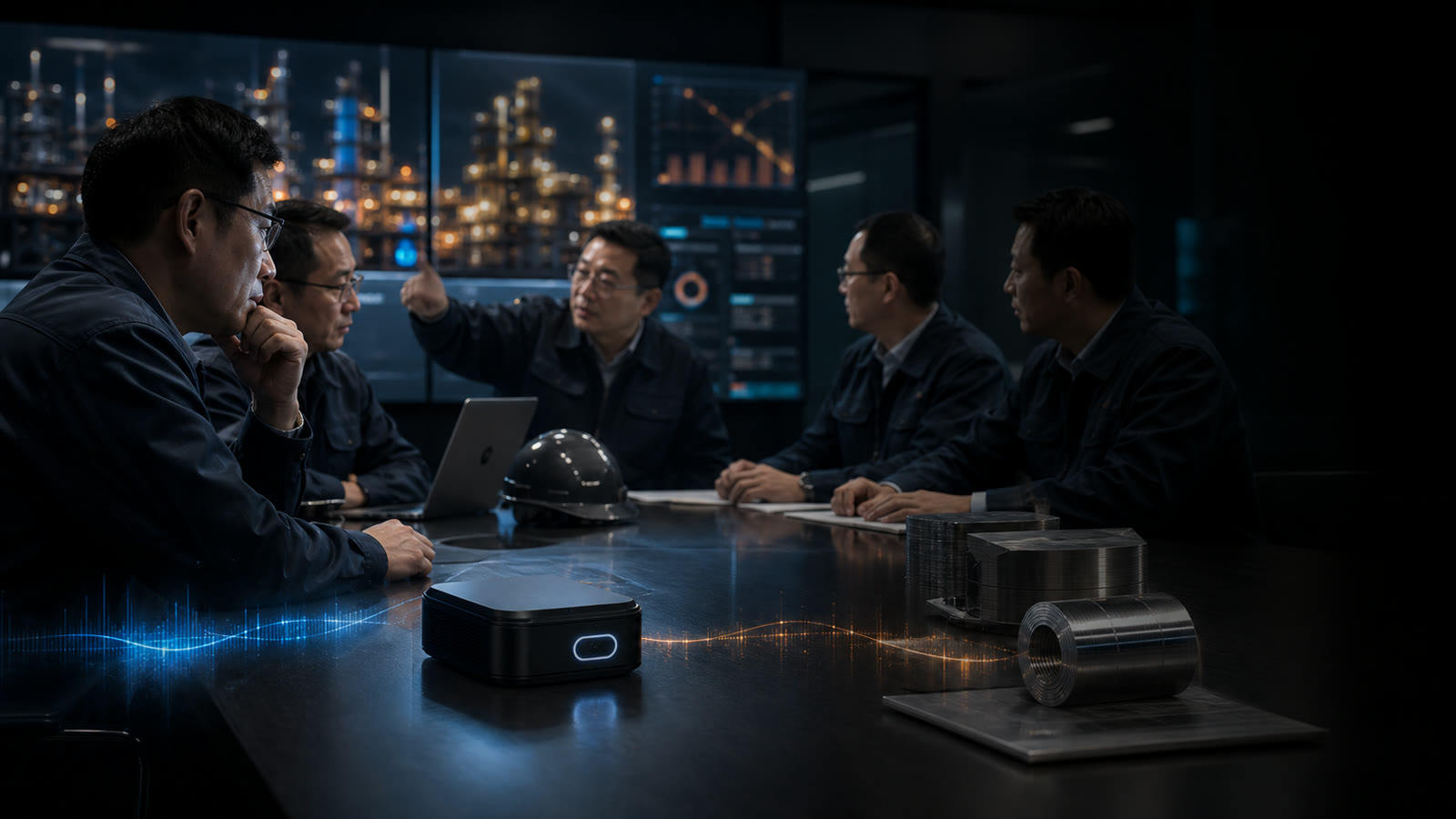 钢铁企业生产经营会议与桌面智能录音设备